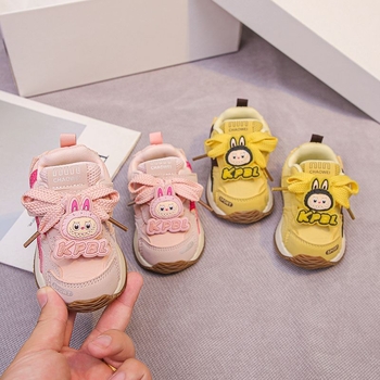 Adidași unisex pentru copii mici, partea superioară din piele artificială respirabilă, pentru iarnă, model desen animat, vârsta 12–36 luni