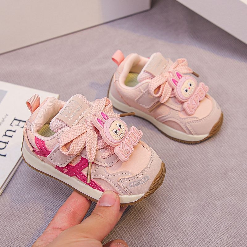 Adidași unisex pentru copii mici, partea superioară din piele artificială respirabilă, pentru iarnă, model desen animat, vârsta 12–36 luni