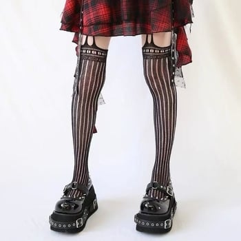 Cosplay обувки на платформа - остър нос, PU горна част, закопчаване с една лента, високи токчета над 8 см