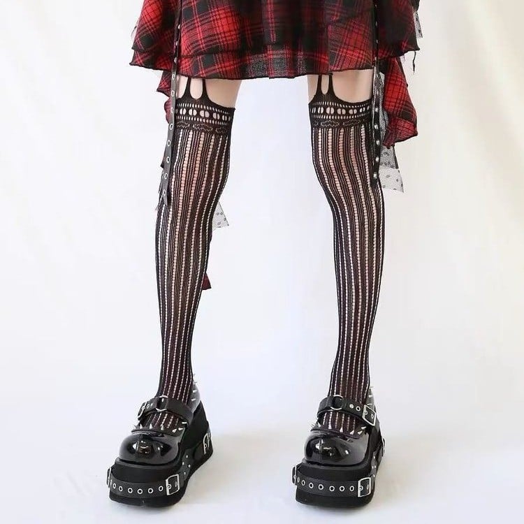 Cosplay обувки на платформа - остър нос, PU горна част, закопчаване с една лента, високи токчета над 8 см