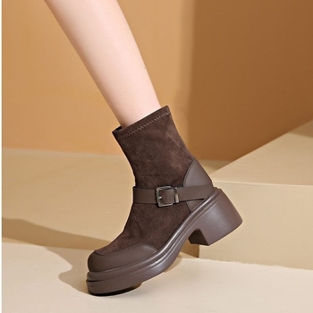 Martin čizme visokog uspona, prednji zatvarač, gornji dio od pamuka, EVA potplat, motiv crtanog uzorka – zimska streetwear