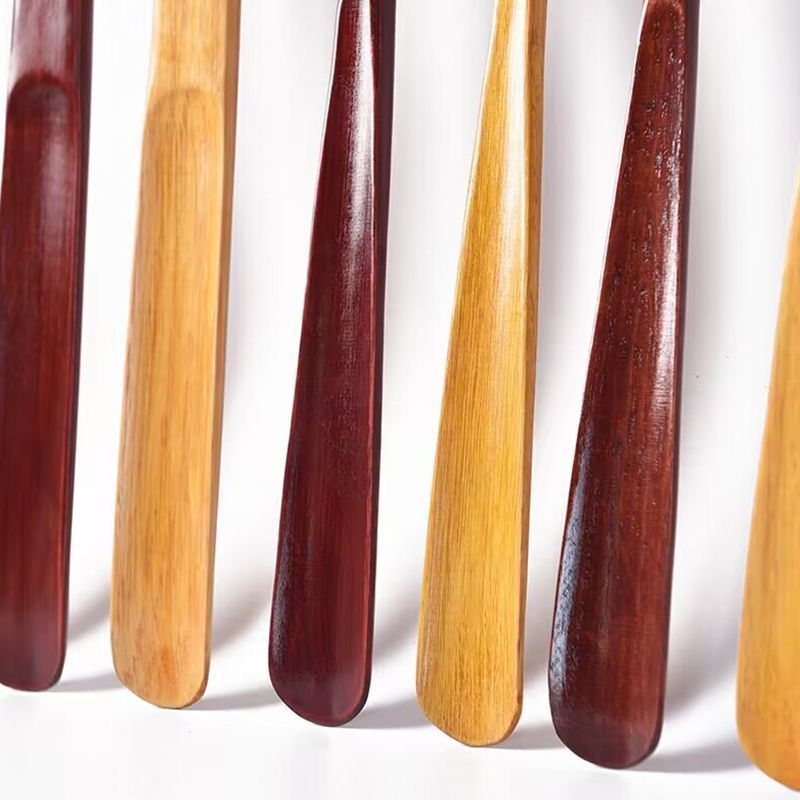 Drveni shoehorn s dugom drškom, pravilan oblik, za starije osobe i trudnice – produžena duljina, vrhunska kvaliteta