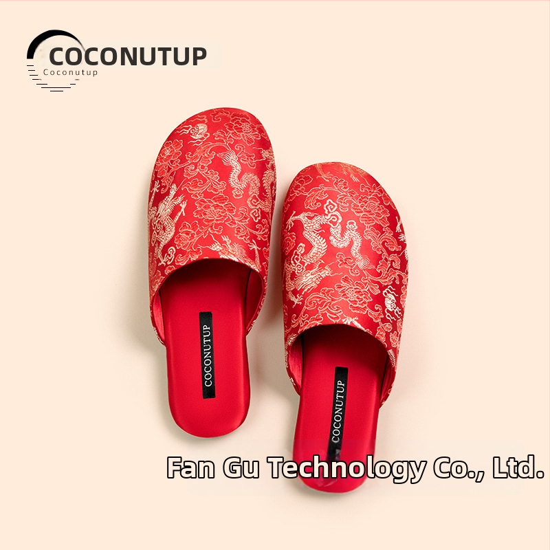 Unisex domáce papuče, vrchný materiál hodváb, hrúbka podrážky 1,5–3,5 cm, antišmykové a priedušné