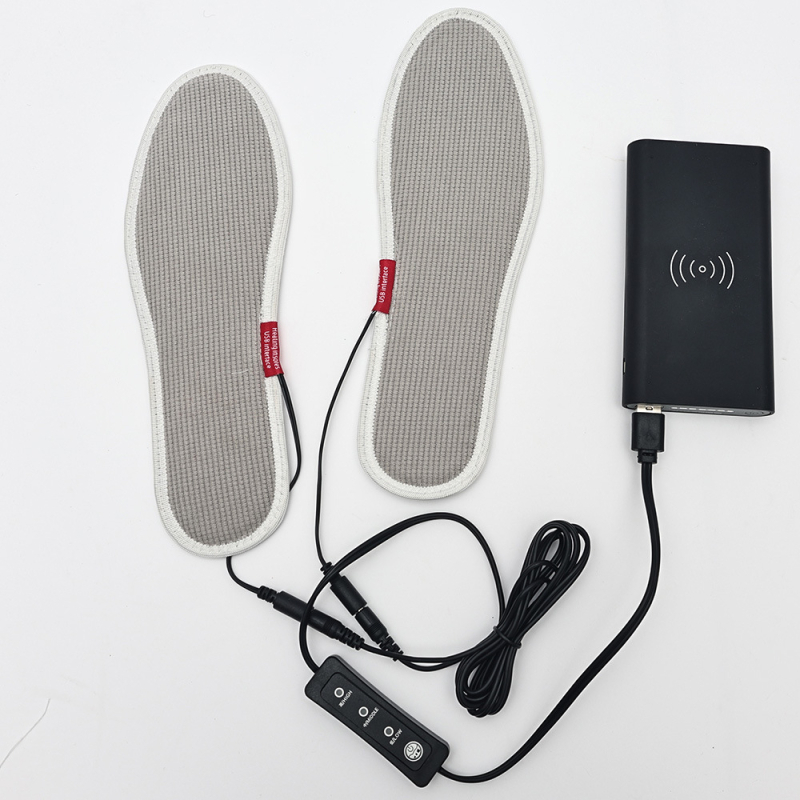 Warm Boom USB grijani ulošak za cipele – potpuno grijanje cijelog stopala, USB napajanje, za unutarnju i vanjsku upotrebu, odvojiva i periva