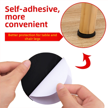 Chrániace podložky na nohy stoličiek a stolov — EVA pena so silikónovou výstelkou, protišmykové a tiché, samolepiace pre nábytok, domáce spotrebiče a remeslá