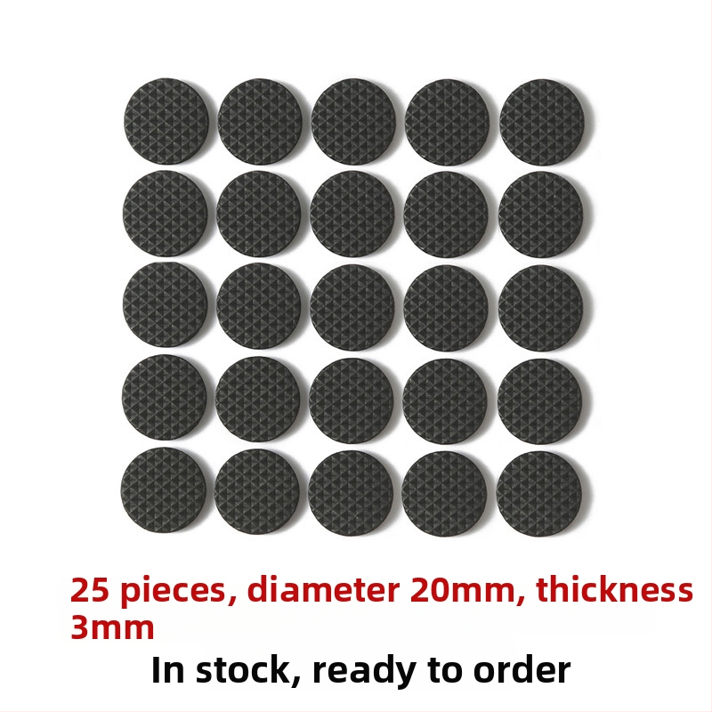 Chrániace podložky na nohy stoličiek a stolov — EVA pena so silikónovou výstelkou, protišmykové a tiché, samolepiace pre nábytok, domáce spotrebiče a remeslá