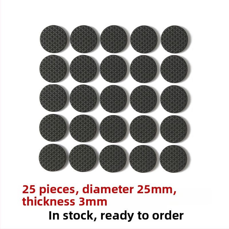 Chrániace podložky na nohy stoličiek a stolov — EVA pena so silikónovou výstelkou, protišmykové a tiché, samolepiace pre nábytok, domáce spotrebiče a remeslá