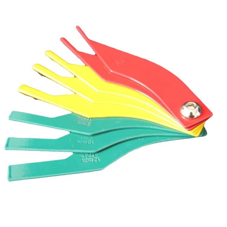 Fékbetét vastagságmérő – Rozsdamentes acélból készült mérőeszköz és kopásérzékelő autókhoz