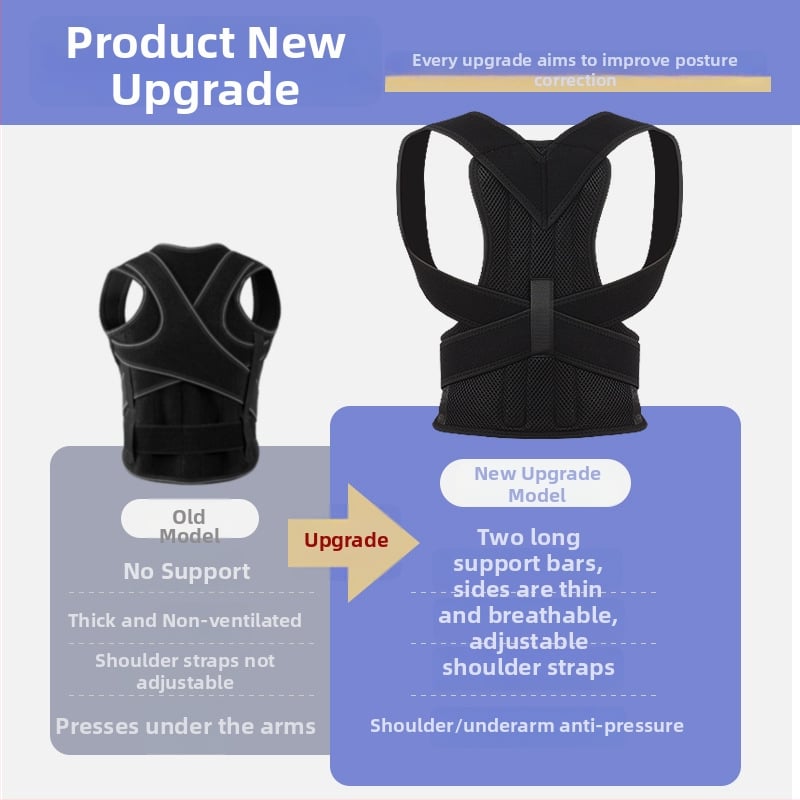 Коректор за поза за възрастни, незабележима лента за корекция на гърба и кръста, модел B015, марка Comfortable