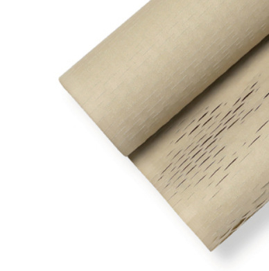 Ajándékcsomagoló papír esküvői csokrokhoz, Kraft papír nyomtatással, méhsejt-textúra, márka yohpack, 80 g/m².