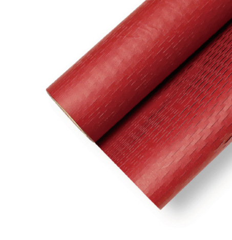 Ajándékcsomagoló papír esküvői csokrokhoz, Kraft papír nyomtatással, méhsejt-textúra, márka yohpack, 80 g/m².