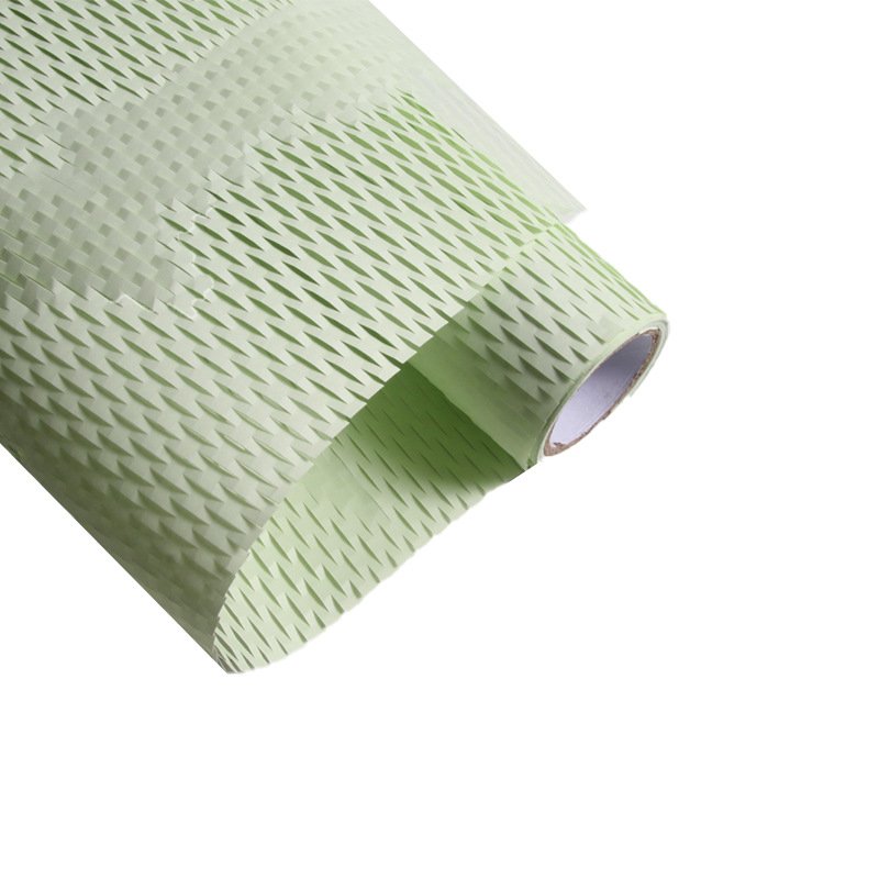 Ajándékcsomagoló papír esküvői csokrokhoz, Kraft papír nyomtatással, méhsejt-textúra, márka yohpack, 80 g/m².