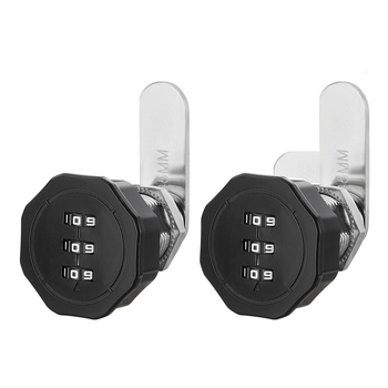 Fiók- és szekrényzár dupla ajtós szekrényekhez – cink ötvözet, modell Toggle Lock, márka Le Tai's Home, modern és egyszerű stílus