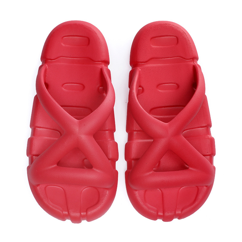 Unisex EVA papuče za parove, prozračni gornji dio od tkanine, injekcijski odliveni đon, debljina 1.5–3.5 cm, kućna obuća