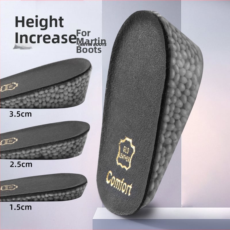 Talpă internă de creștere a înălțimii, model 5068 Leather, imprimată, potrivită pentru adidași, pantofi din piele, ghete, încălțăminte casual și de lucru