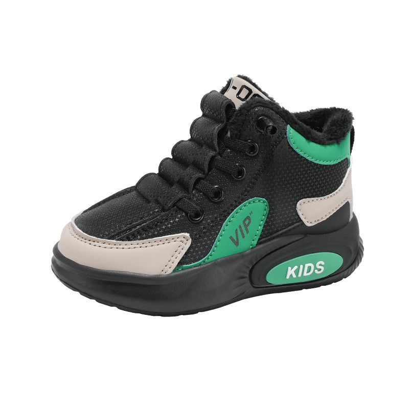 Dječje slip-on tenisice s plišanim podstavom, tople za jesen-zimu, od ABS plastike