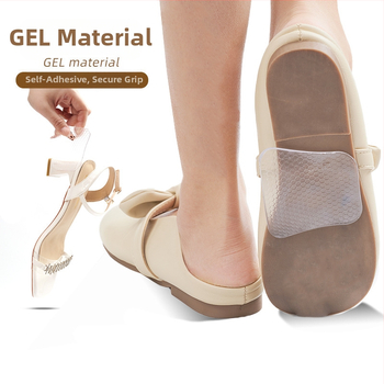 GEL podložka pre oblúk nohy pre ploché nohy — ortopedická vložka, samolepiaca, masážna štruktúra s bunkami, tlmiaca, model HXD-059