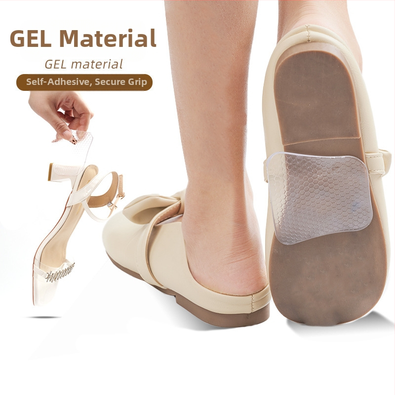 GEL podložka pre oblúk nohy pre ploché nohy — ortopedická vložka, samolepiaca, masážna štruktúra s bunkami, tlmiaca, model HXD-059