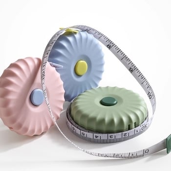 2 m meka mjeračka traka – mini, višestruka funkcionalnost, visoka preciznost, plastika, za kućnu uporabu