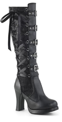 Cizme lungi pentru femei, toc înalt și tinte, PU partea superioară, model de iarnă 2024