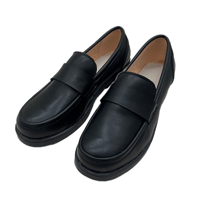 Pantofi cosplay pentru fete – vârf rotund, microfibră, talpă din cauciuc, toc mic 1–3 cm, toc gros