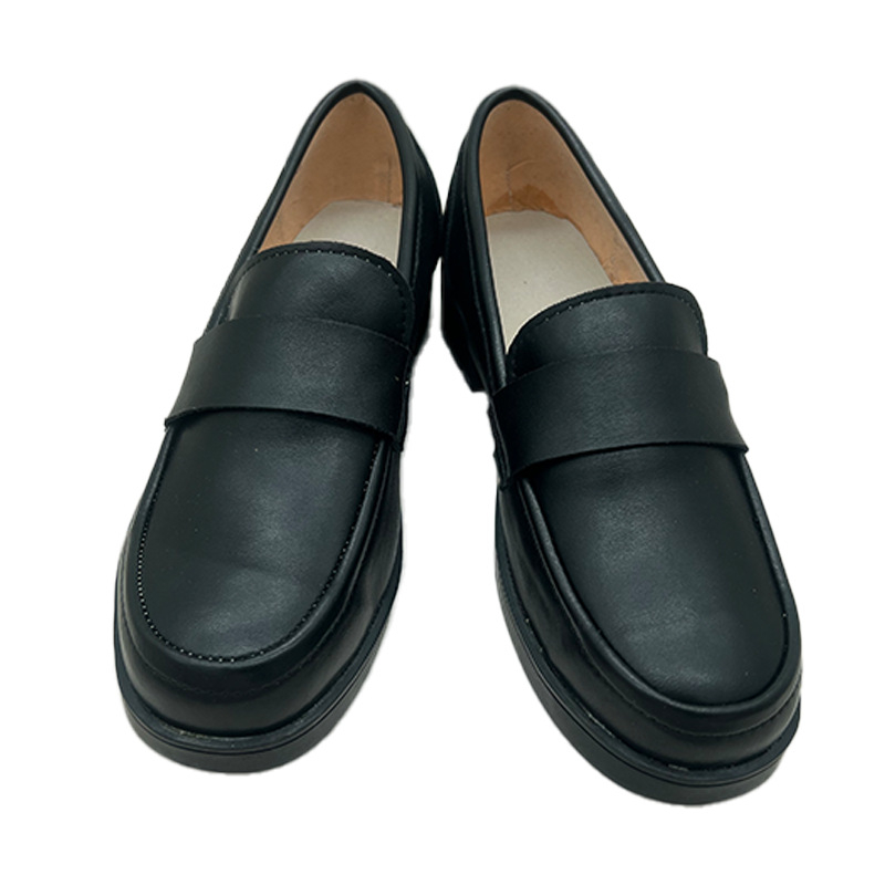 Pantofi cosplay pentru fete – vârf rotund, microfibră, talpă din cauciuc, toc mic 1–3 cm, toc gros