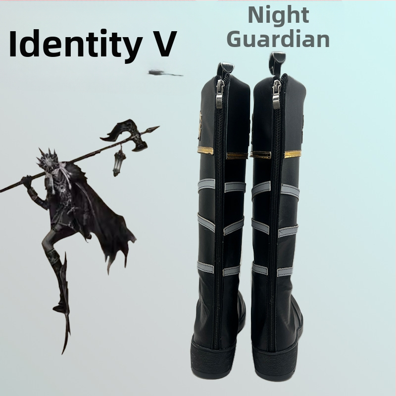 Cosplay čižmy, okrúhla špička, mikrovlákna povrch, gumová podrážka, vysoký holenný diel, zips