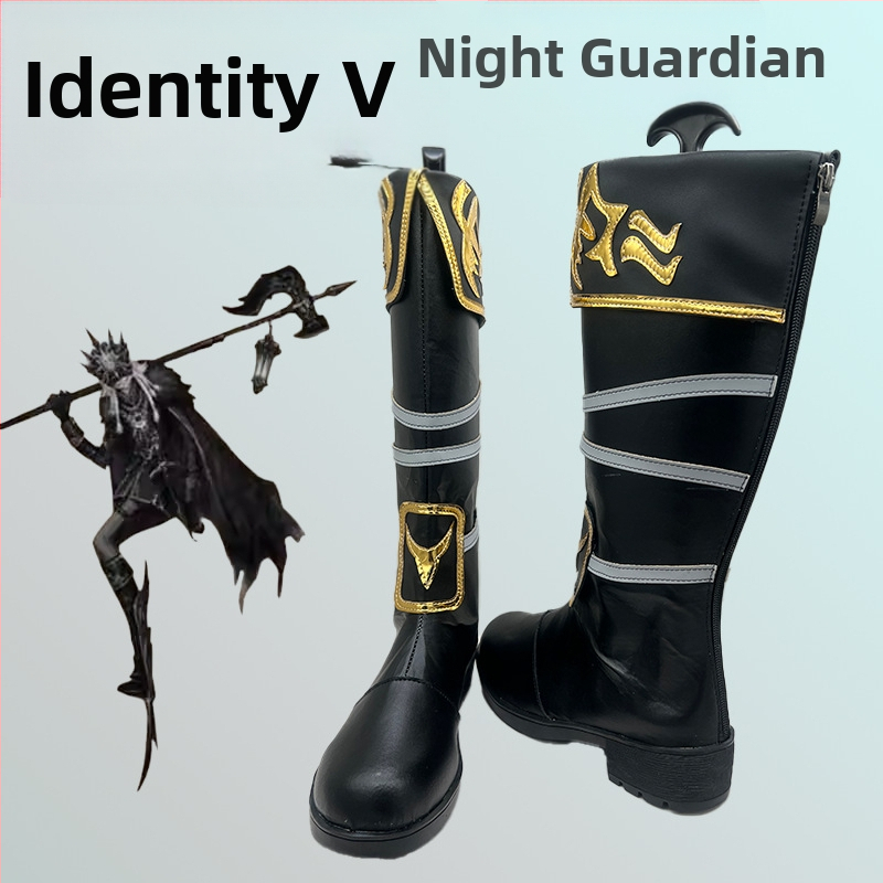 Cosplay čižmy, okrúhla špička, mikrovlákna povrch, gumová podrážka, vysoký holenný diel, zips