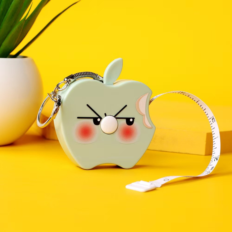 Mini mekana mjerna traka — višestruko mjerenje struka, visine i 3D, plastični materijal, domet 2 m (Apple Tape Measure)