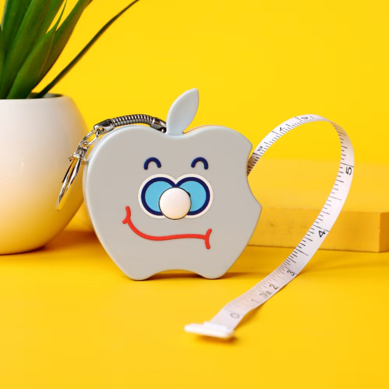 Mini mekana mjerna traka — višestruko mjerenje struka, visine i 3D, plastični materijal, domet 2 m (Apple Tape Measure)