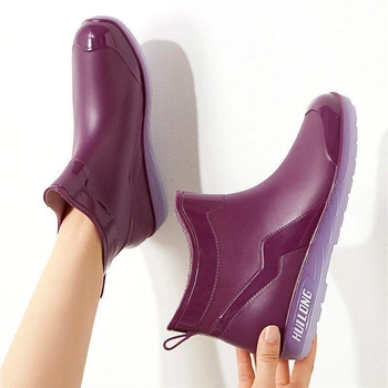 Ženske kišne cipele, PVC gornji dio, niski čizmi, jesen-zima