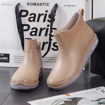 Ženske kišne cipele, PVC gornji dio, niski čizmi, jesen-zima