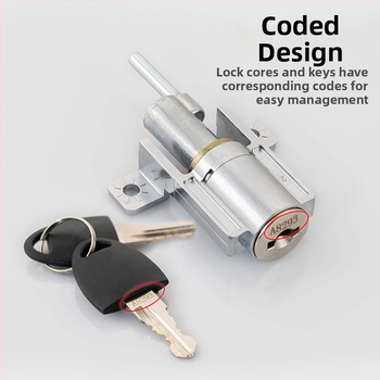 BLJ 62119 Háromfiókos szekrényzár, cilinder zinkötvözetből, háromfiókos és adatszekrényekhez, modern minimalista dizájn