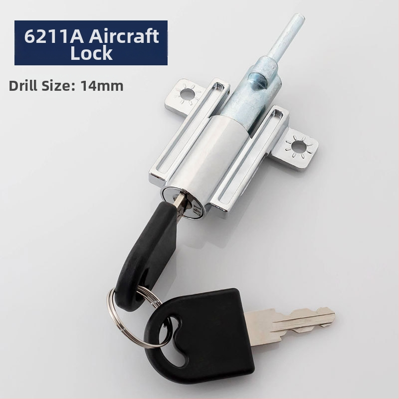 BLJ 62119 Háromfiókos szekrényzár, cilinder zinkötvözetből, háromfiókos és adatszekrényekhez, modern minimalista dizájn