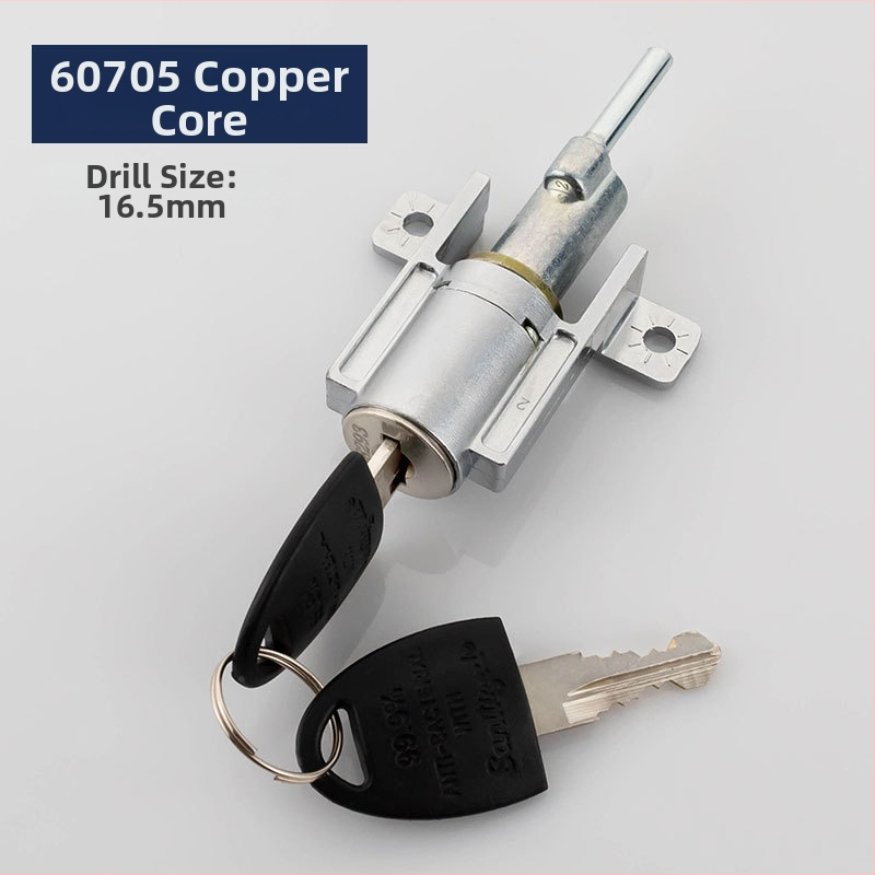 BLJ 62119 Háromfiókos szekrényzár, cilinder zinkötvözetből, háromfiókos és adatszekrényekhez, modern minimalista dizájn