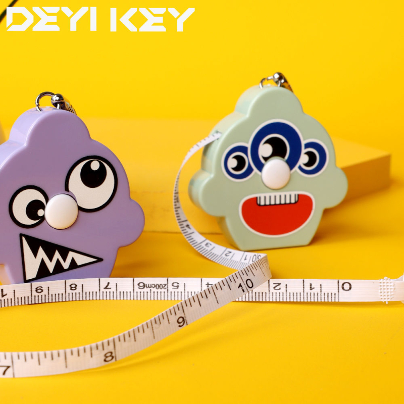 Chaopinle Monster Ruler mini mekana mjerna traka – plastika, domet mjerenja 2 m, za mjerenje struka i tijela, kućna upotreba