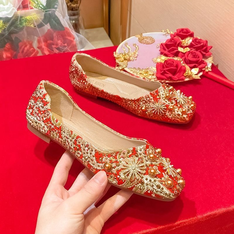 Ženske papuče Corduroy gornji dio, gumeni potplat, Anti-Slip, jesen