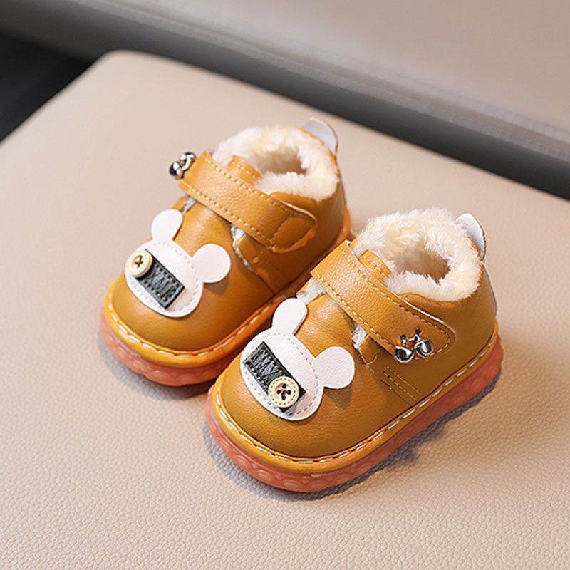 Cipele za bebe za hodanje 1–3 godine | gornji dio od umjetne kože, potplat od bivole tetive, crtić motiv