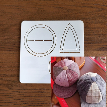 DIY mekani šabloni za crtanje i patchwork — motivi: malo konje, malo slonče, dragonfly; oblici za baseball kapu i novčanik za kovanice