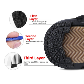 Samolepiaca podrážka na basketbalové tenisky – protišmyková, odolná voči opotrebeniu gumy, model 018 Sole Stick (Set)