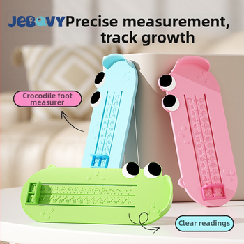Merací nástroj na dĺžku nohy pre batoľatá a deti — plastový merač, meria dĺžku nohy a vnútornú dĺžku topánky, domáce použitie, vek 1–12 rokov