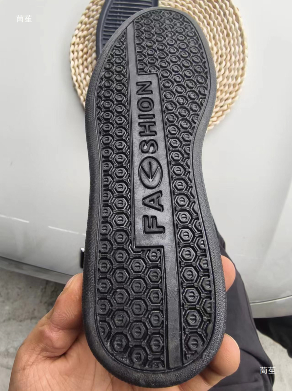 Мъжка гумена подметка за кожени обувки — замяна, антихлъзгаща повърхност, плоска подметка, стил елегантно ежедневие, лято