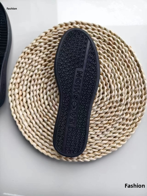 Pánska gumová podrážka na bežné kožené topánky — výmenná podrážka s protišmykovou vložkou, plochá podrážka (model 2868)