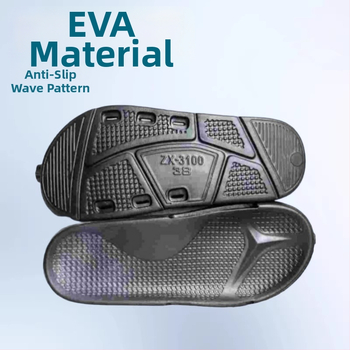 EVA sandále s protišmykovou vlnitou podrážkou, unisex, pre všetky ročné obdobia, prispôsobiteľné, štýl elegantného dochádzania