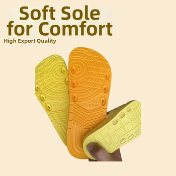 EVA sandále s protišmykovou vlnitou podrážkou, unisex, pre všetky ročné obdobia, prispôsobiteľné, štýl elegantného dochádzania