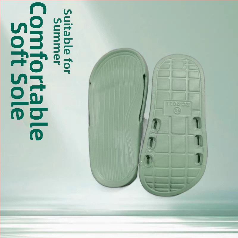 EVA sandále s protišmykovou vlnitou podrážkou, unisex, pre všetky ročné obdobia, prispôsobiteľné, štýl elegantného dochádzania