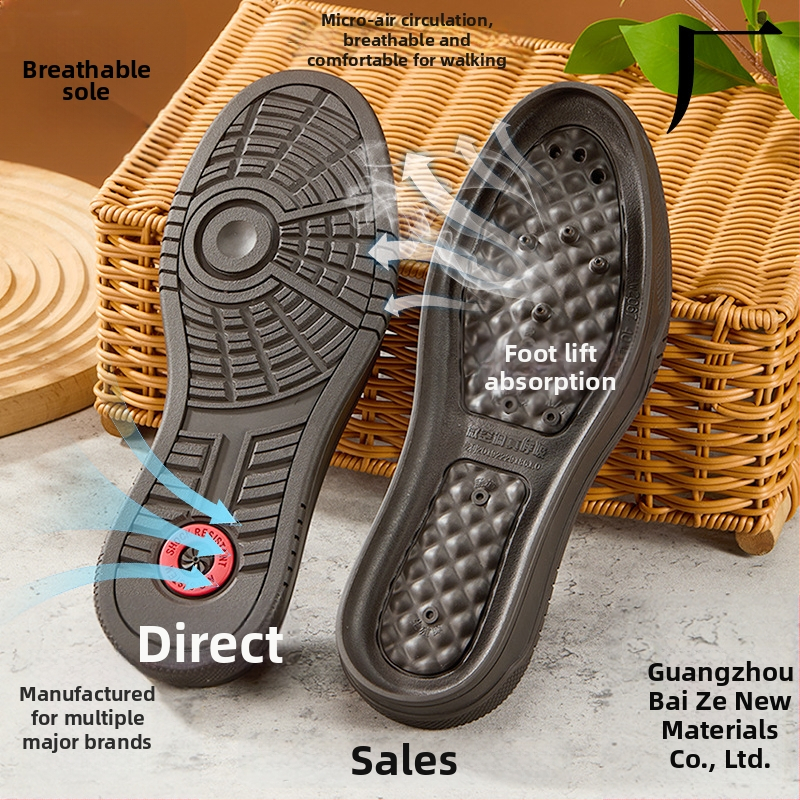 Gumené vložky do topánok pre štyri ročné obdobia s masážou, protišmykové a s hrubou podrážkou