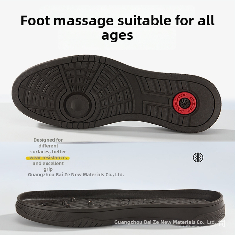 Gumené vložky do topánok pre štyri ročné obdobia s masážou, protišmykové a s hrubou podrážkou