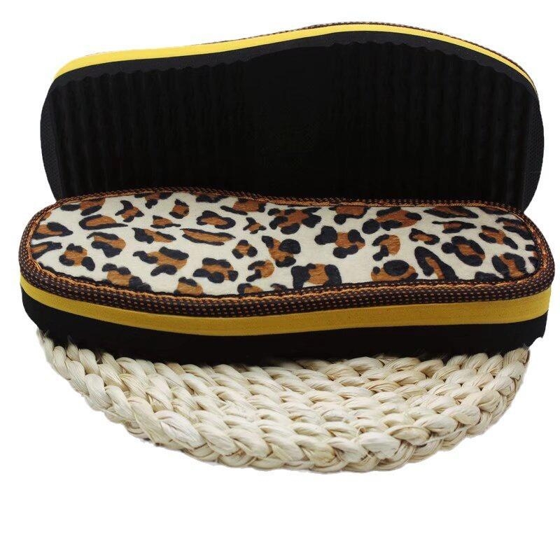 Marhaínból készült papucs talppal, téli–ősz használatra