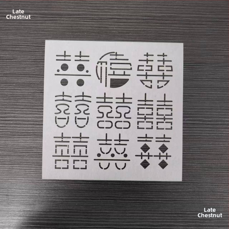 DIY keresztszemes hímzőkészlet acél sablonnal a rajzoláshoz, tartalmaz pohár alátéteket, teás alátéteket és teázó alátéteket